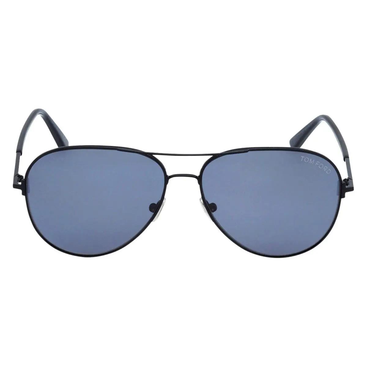 Tom Ford FT0823 Clark Sunglasses Male Shiny Black 59mm - Frame: Shiny Black, Lens: Smoke Polarized