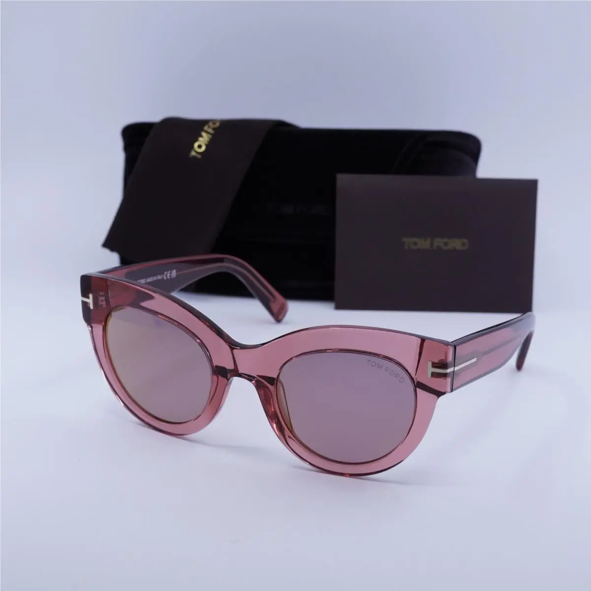 Tom Ford FT1063 72Z Shiny Pink/gradient Pink Mirror Violet 51-24-140