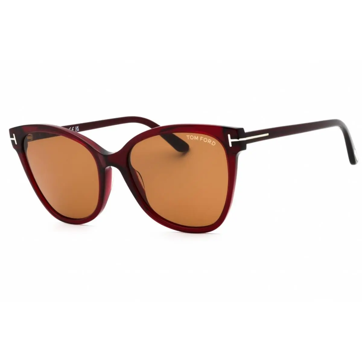 Women`s Sunglasses Red/other Acetate Cat Eye Shape Frame FT0844 Ani 68E by Tom Ford