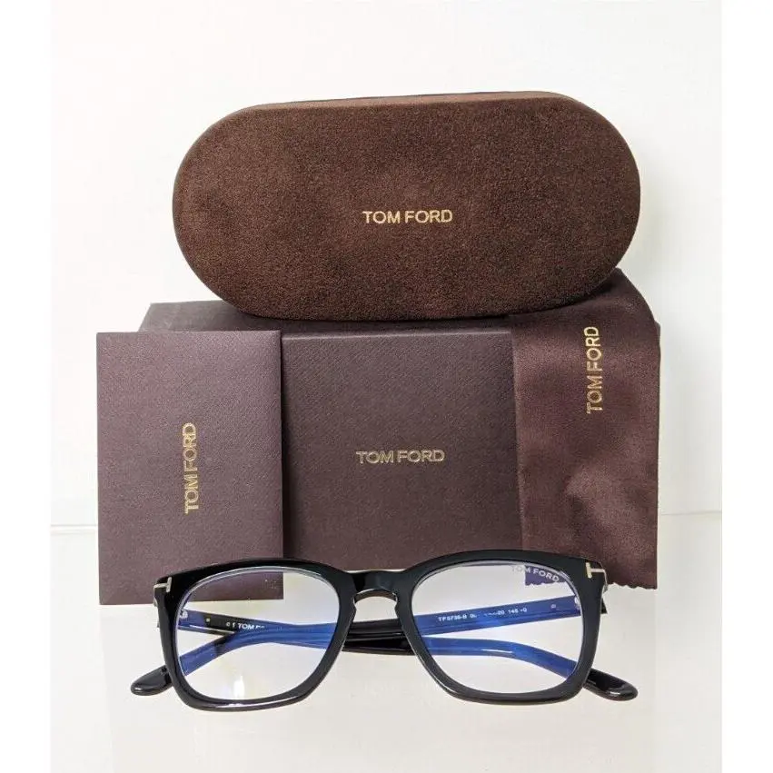 Tom Ford TF 5736 Eyeglasses 001 Frame FT 5736-B 50mm