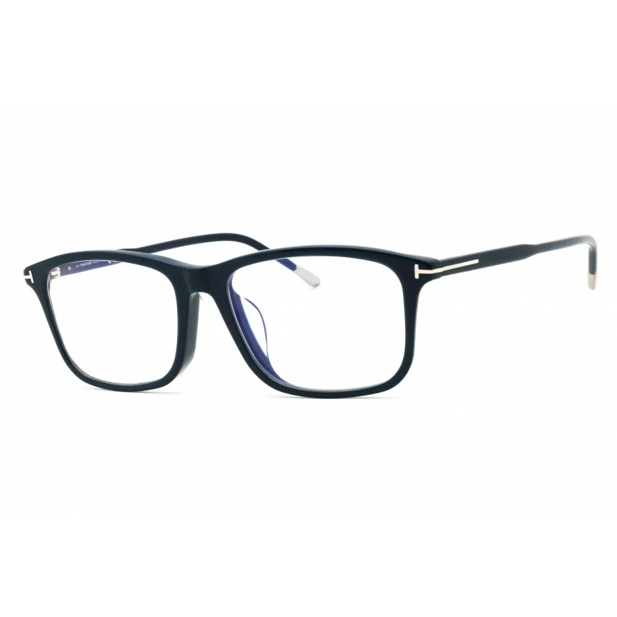 Tom Ford FT5646-D-B 090 Eyeglasses Shiny Blue Frame 57mm