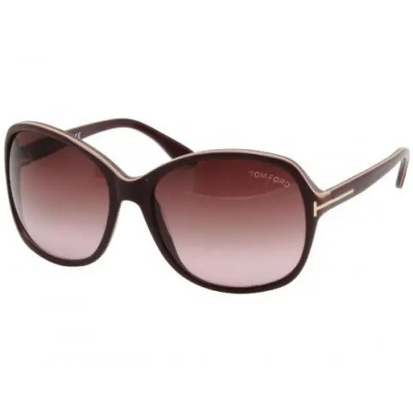 Tom Ford Sheila Sunglasses Purple Frame Gradient Lens FT186 83Z 62-17 125