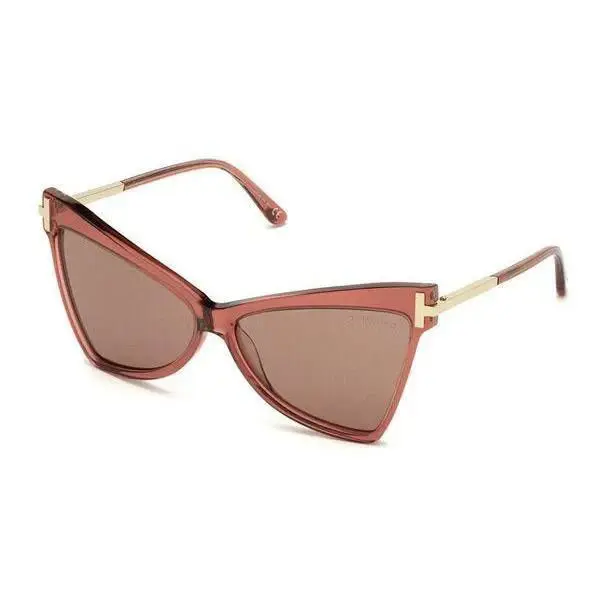 Tom Ford Tallulah Sunglasses Beige Frame Gradient Lens FT0767 57G 61-14 135