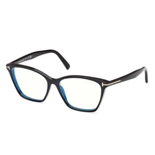Tom Ford FT5949 B 001 BB Shiny Black 56 mm Women`s Eyeglasses