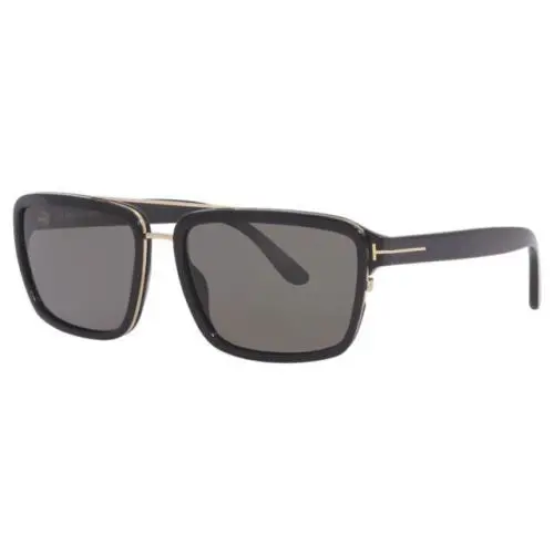 Anders FT 0780 01D Black/gray Polarized 58MM Men by Tom Ford