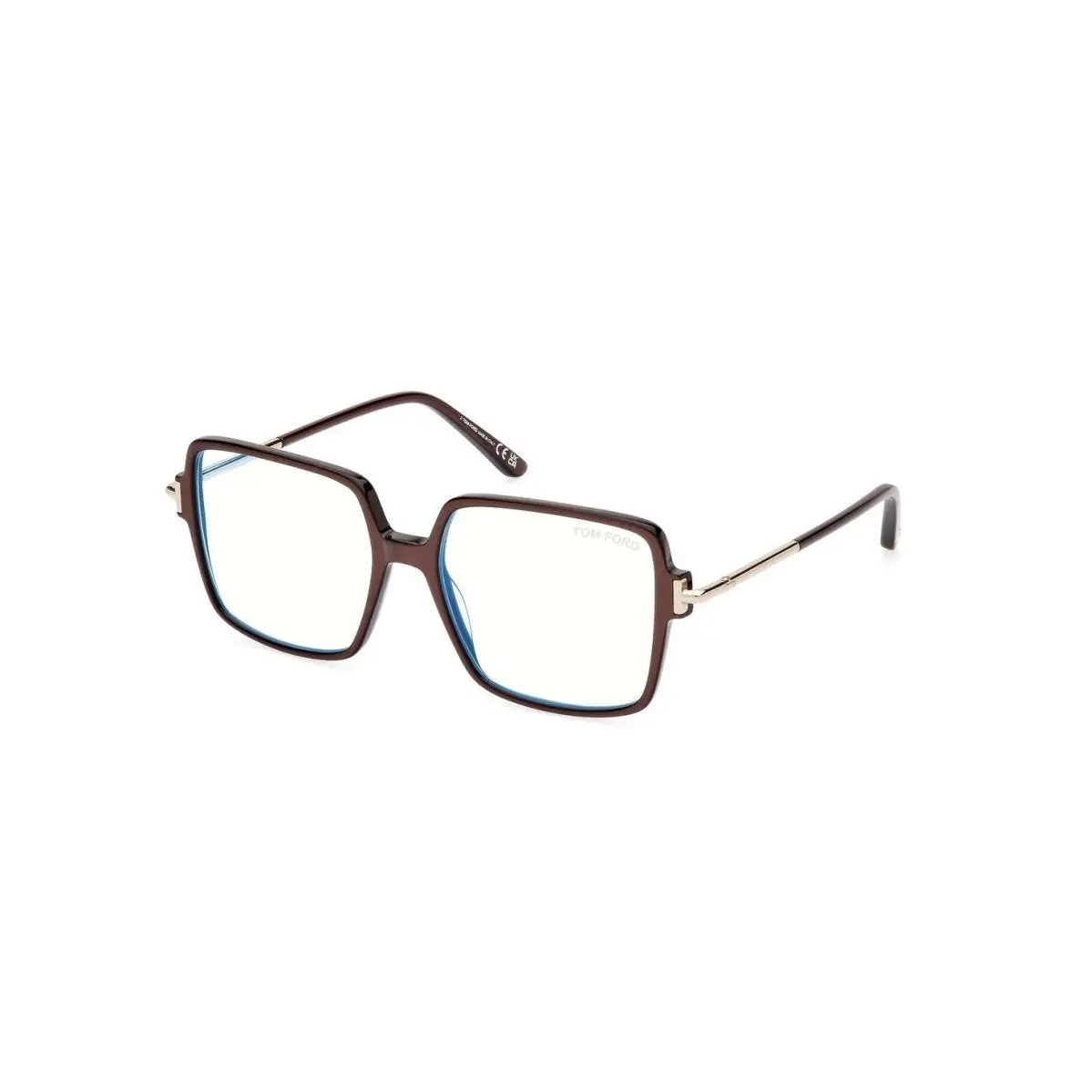 Tom Ford FT5915-B 045 Shiny Light Brown 53MM Eyeglasses 53-16-135