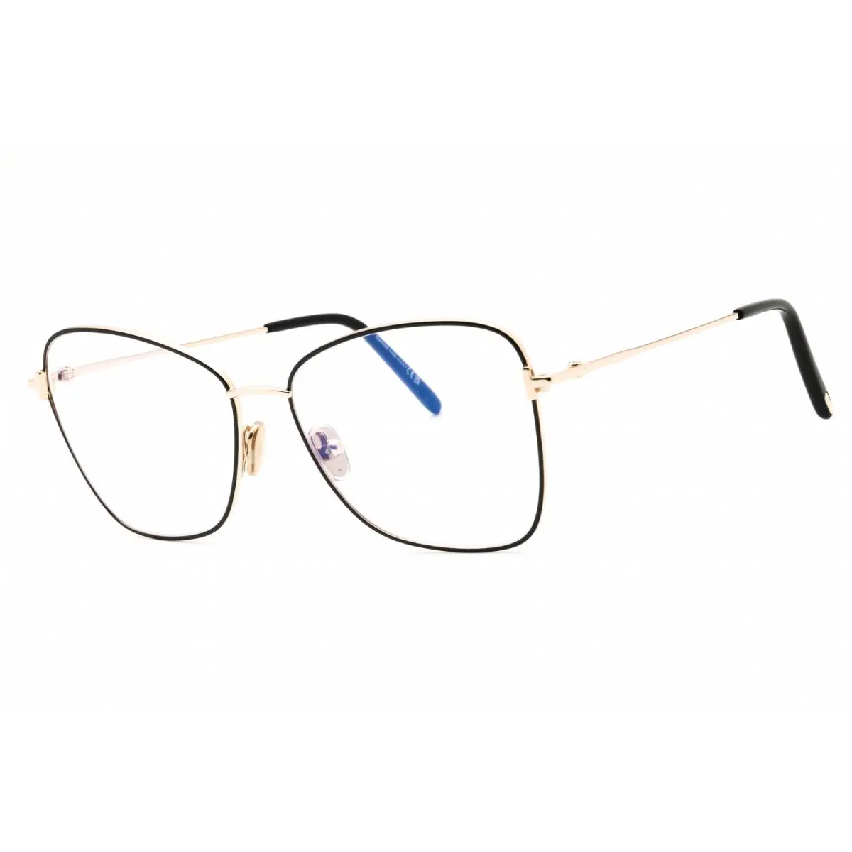 Tom Ford FT5906-B 001 Eyeglasses Shiny Black Clear Frame 55mm