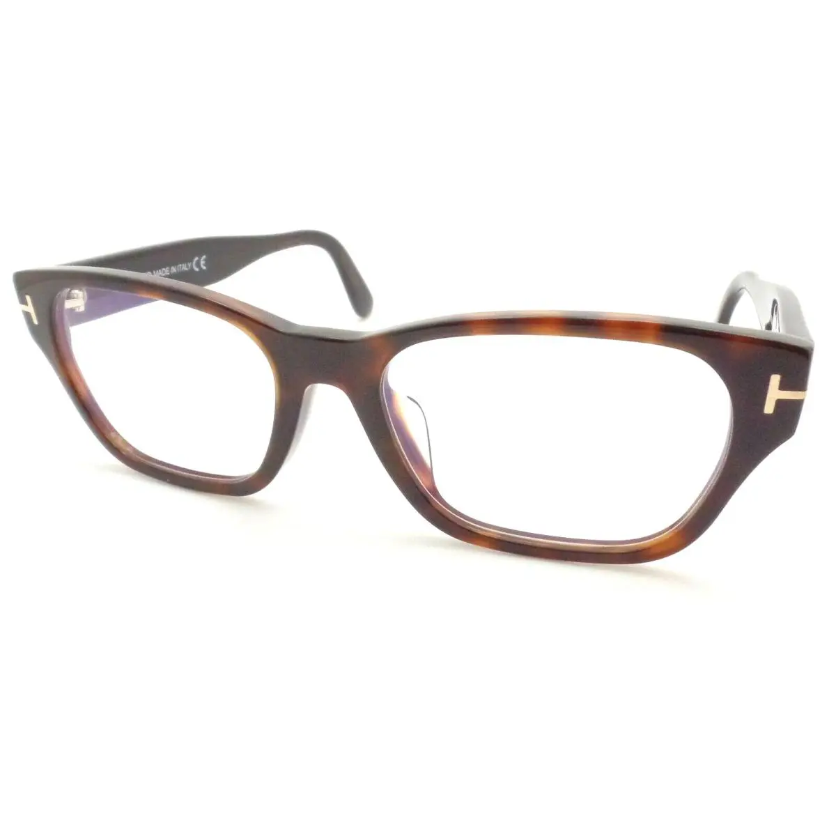 Tom Ford TF 5781 052 Havana 54 Blue Block Frames