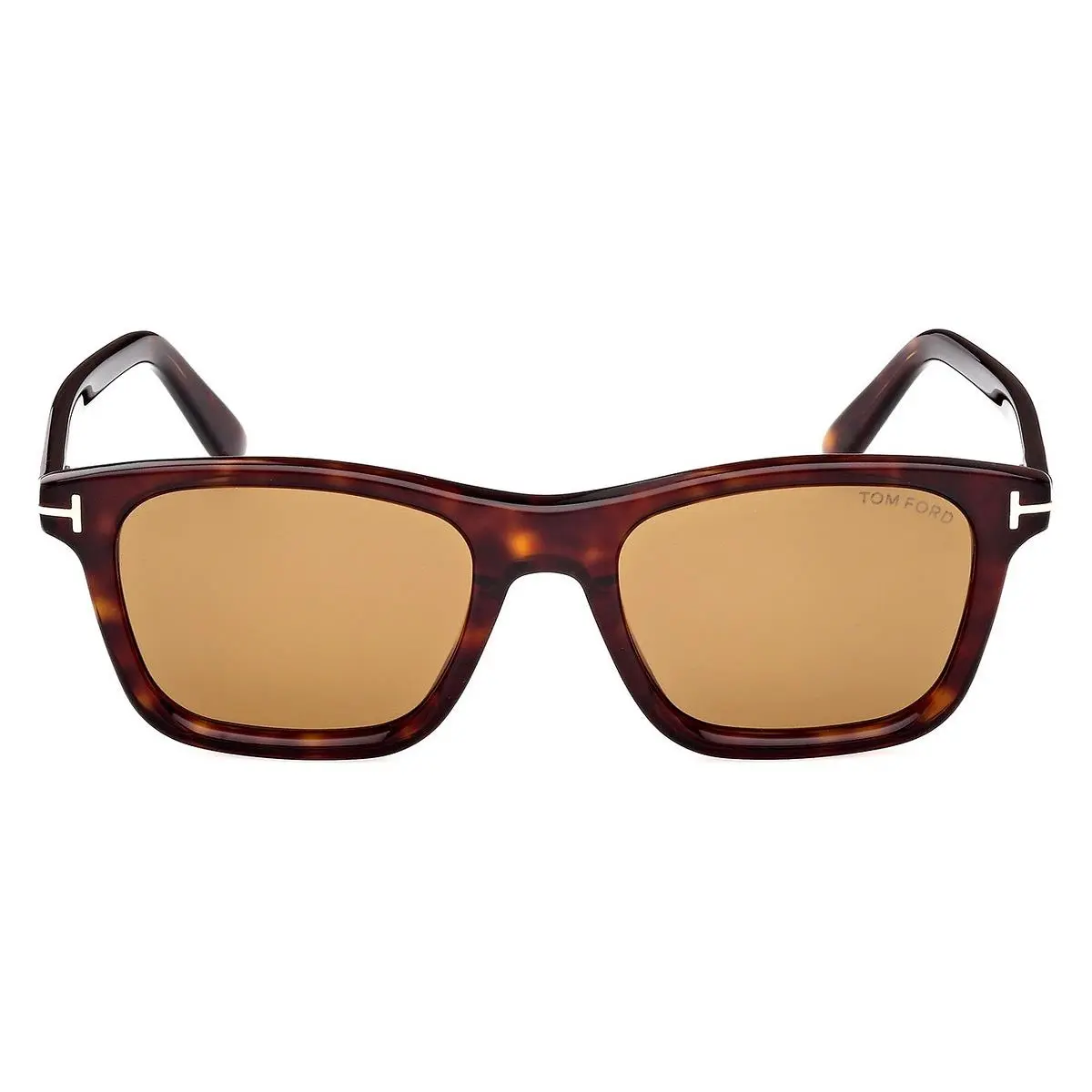 Tom Ford FT1179 Barron Sunglasses Male Dark Havana 54mm - Frame: Dark Havana, Lens: Brown