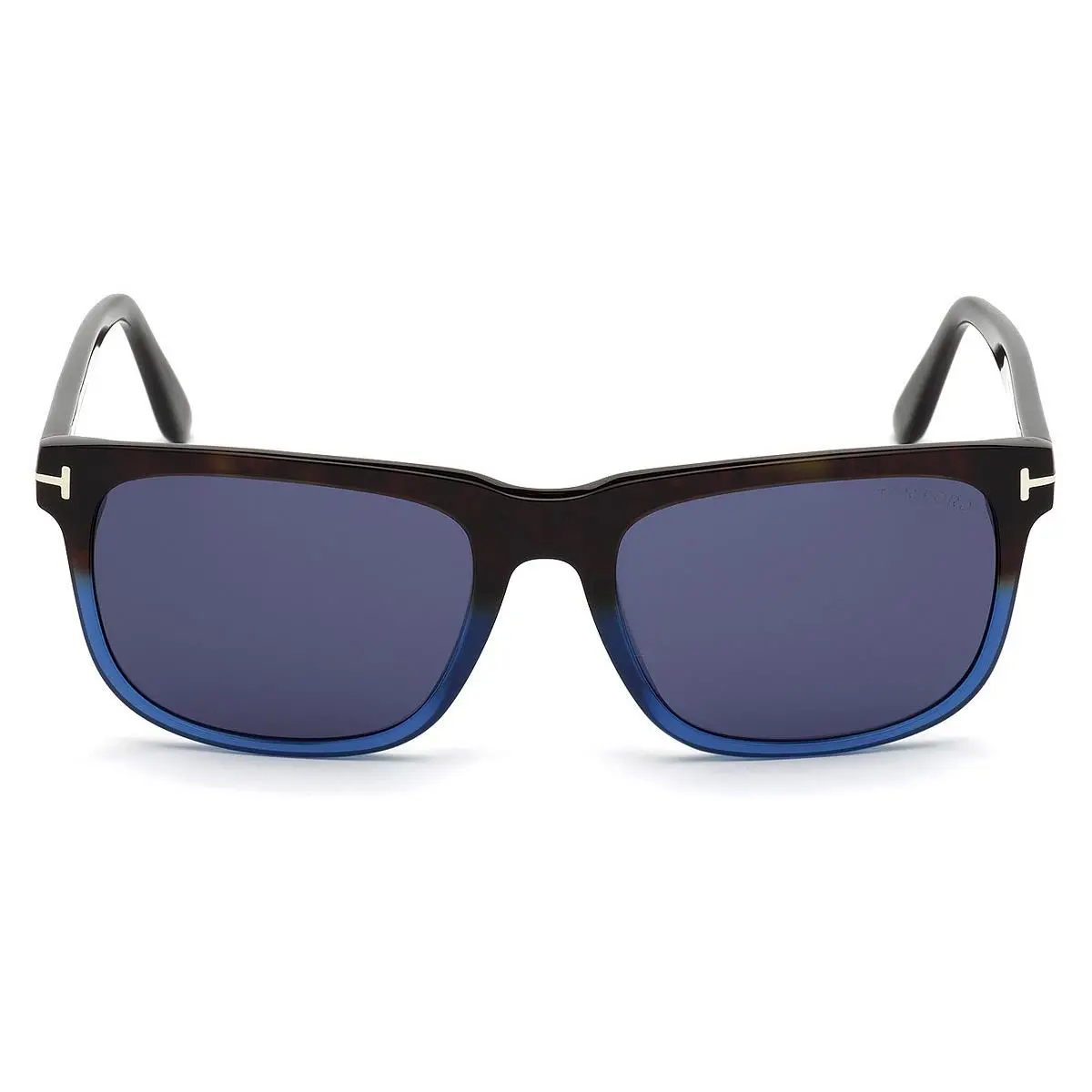 Tom Ford FT0775 Stephenson Sunglasses Men Square 56mm - Frame: Blue, Lens: Blue