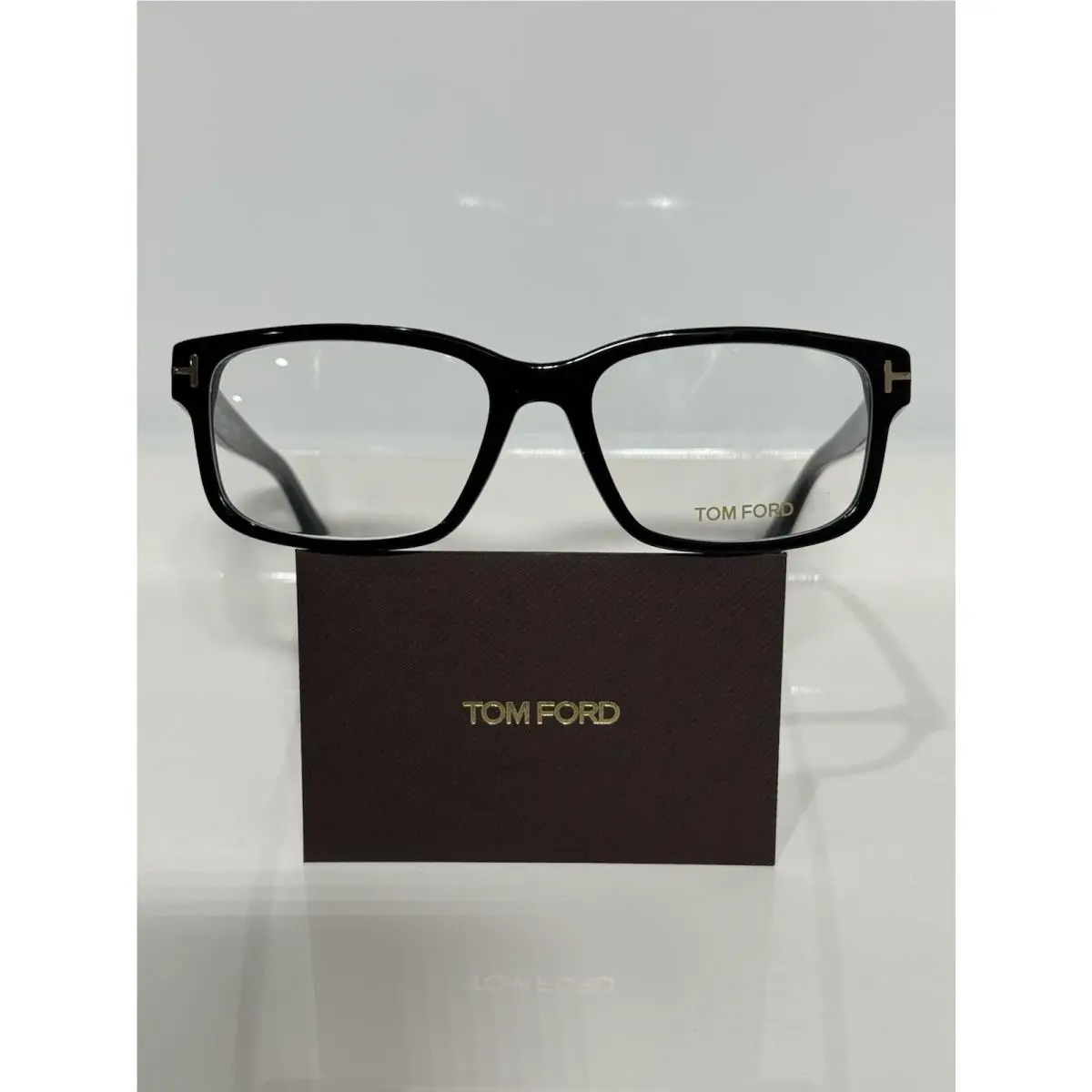 TF5313 001 Shiny Black Acetate Unisex Eyeglasses 55mm by Tom Ford