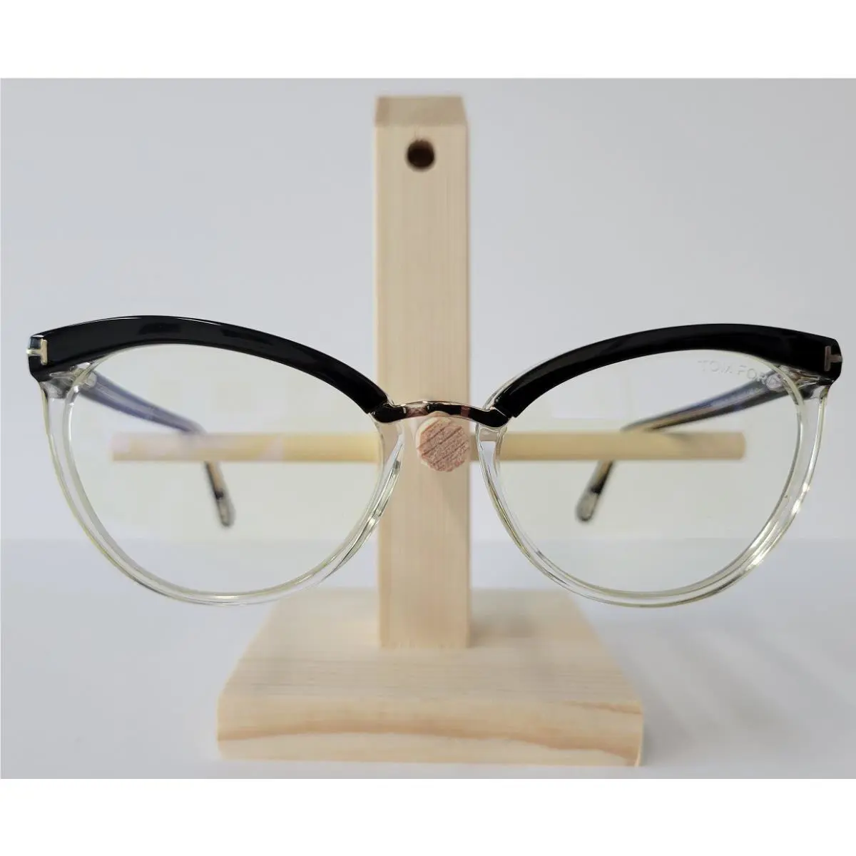 Tom Ford TF-5551 Eyeglasses Crystal Black 005 Women`s