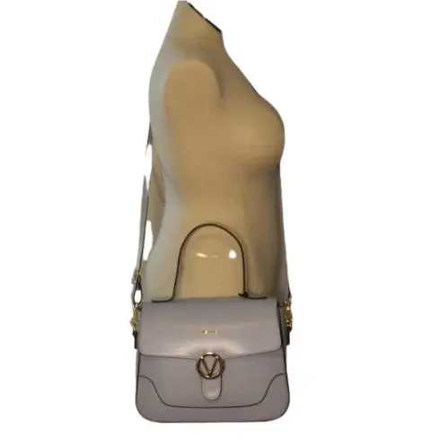 Valentino by Mario VA9921 Women`s Light Blue Laetitia Leather Satchel
