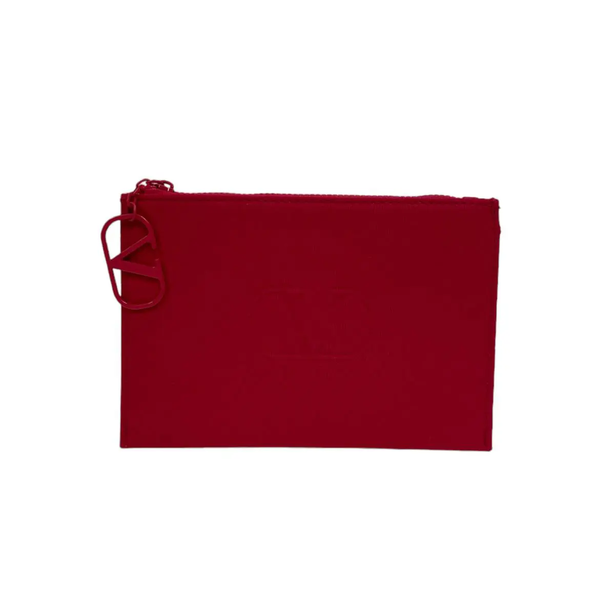 Makeup Pouch Red Body Material: Cotton 7in x 5 by Valentino