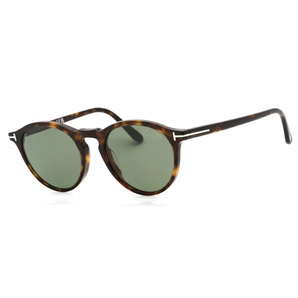 Tom Ford Aurele FT0904 52R Sunglasses Havana Frame Green Polarized Lenses 52mm