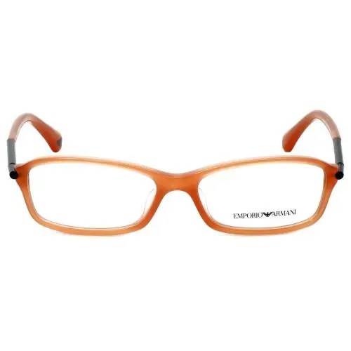 Designer Reading Glasses EA3006F-5083 in Opal Coral 53mm Frame Only (Demo Lens) by Emporio Armani