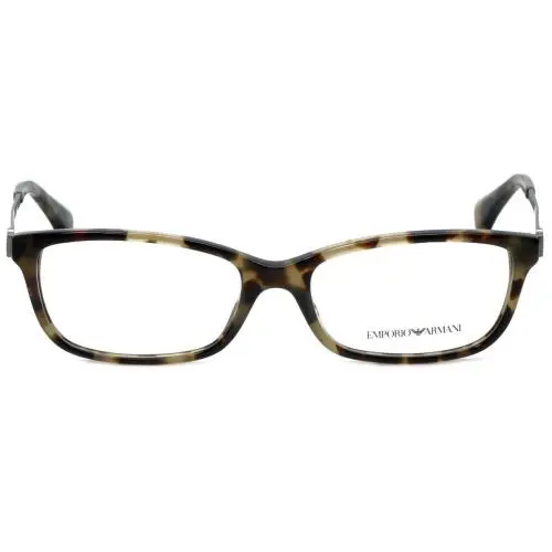 Designer Reading Glasses EA3031-5234-55 mm Havana Tortoise Marble by Emporio Armani