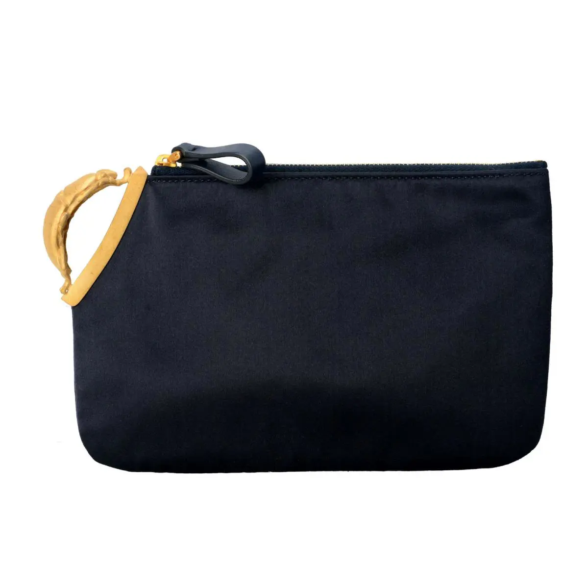 Garavani Women`s Deep Blue Griffin Finger Clutch Bag by Valentino