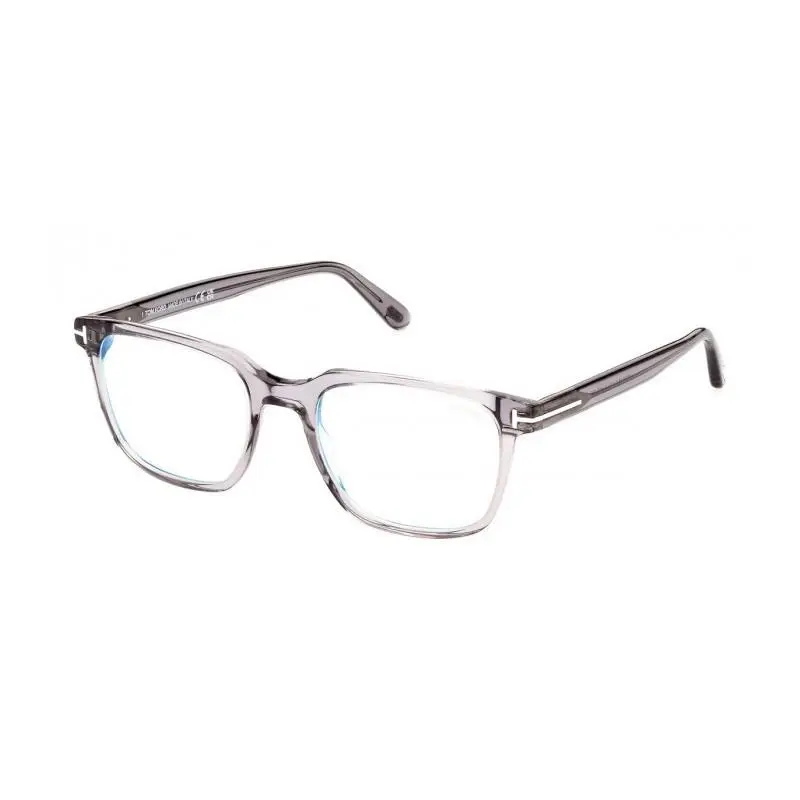Tom Ford FT5818-B 020 Transparent Grey/blue Block 53mm Eyeglasses