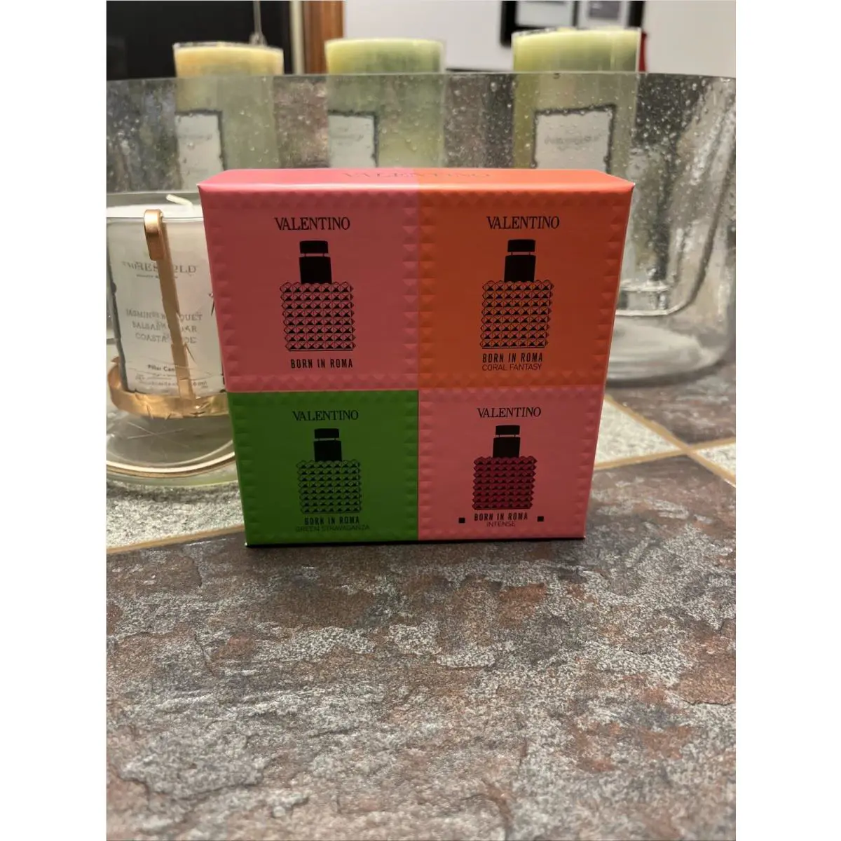 Valentino Born IN Roma Coral Fantasy Green Stravaganza Intense