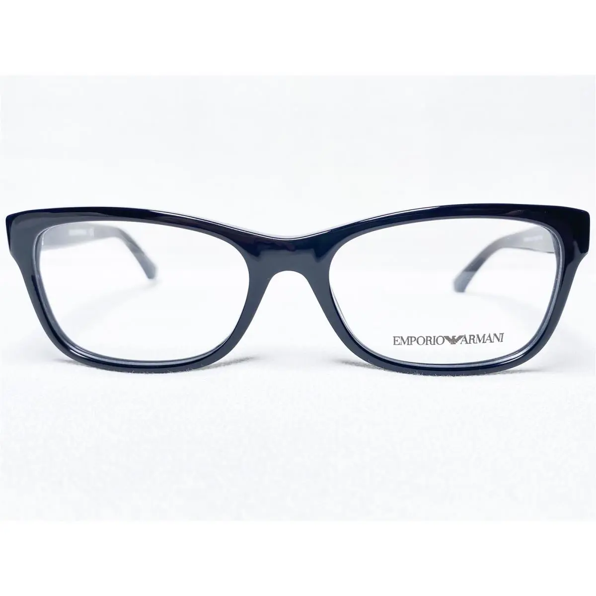 Emporio Armani EA3093 5017 Womens Black Rectangle Eyeglasses Frames 53/17