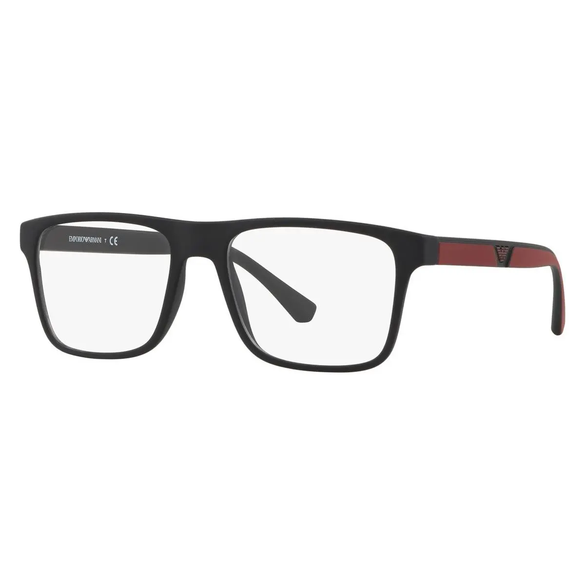 Emporio Armani Man Sunglasses EA4115 50421W 54mm Matte Black - Clear Lens