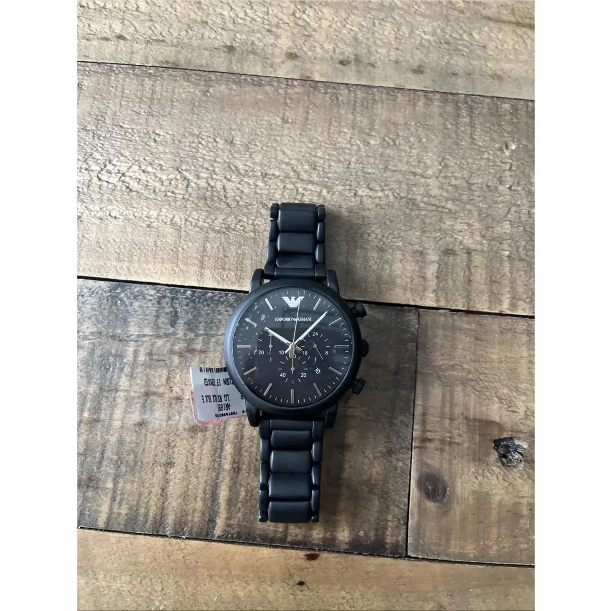 Emporio Armani AR1895 Chronograph Black Quartz Analog Men`s Watch