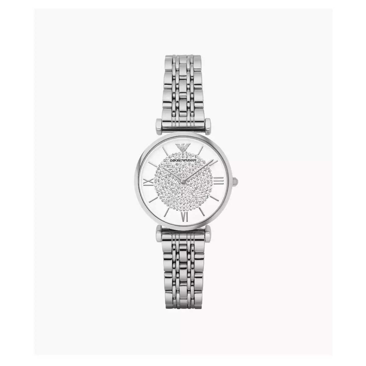Emporio Armani AR1925 Women`s Two-hand Silver Stainless Steel Watch 32mm