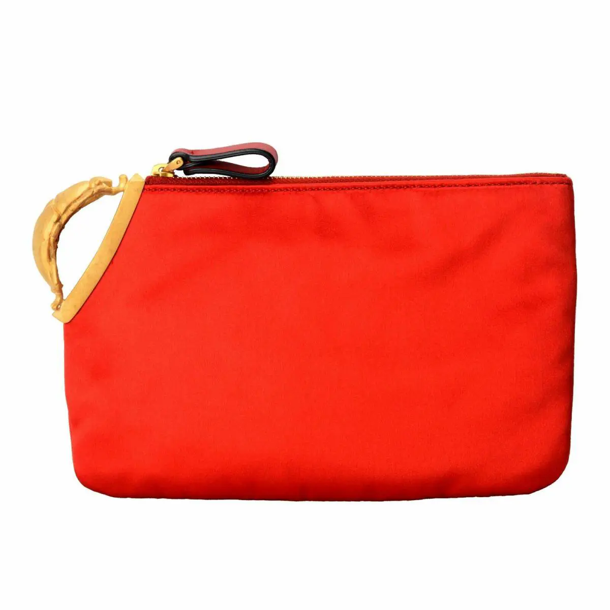 Garavani Women`s True Red Griffin Finger Clutch Bag by Valentino
