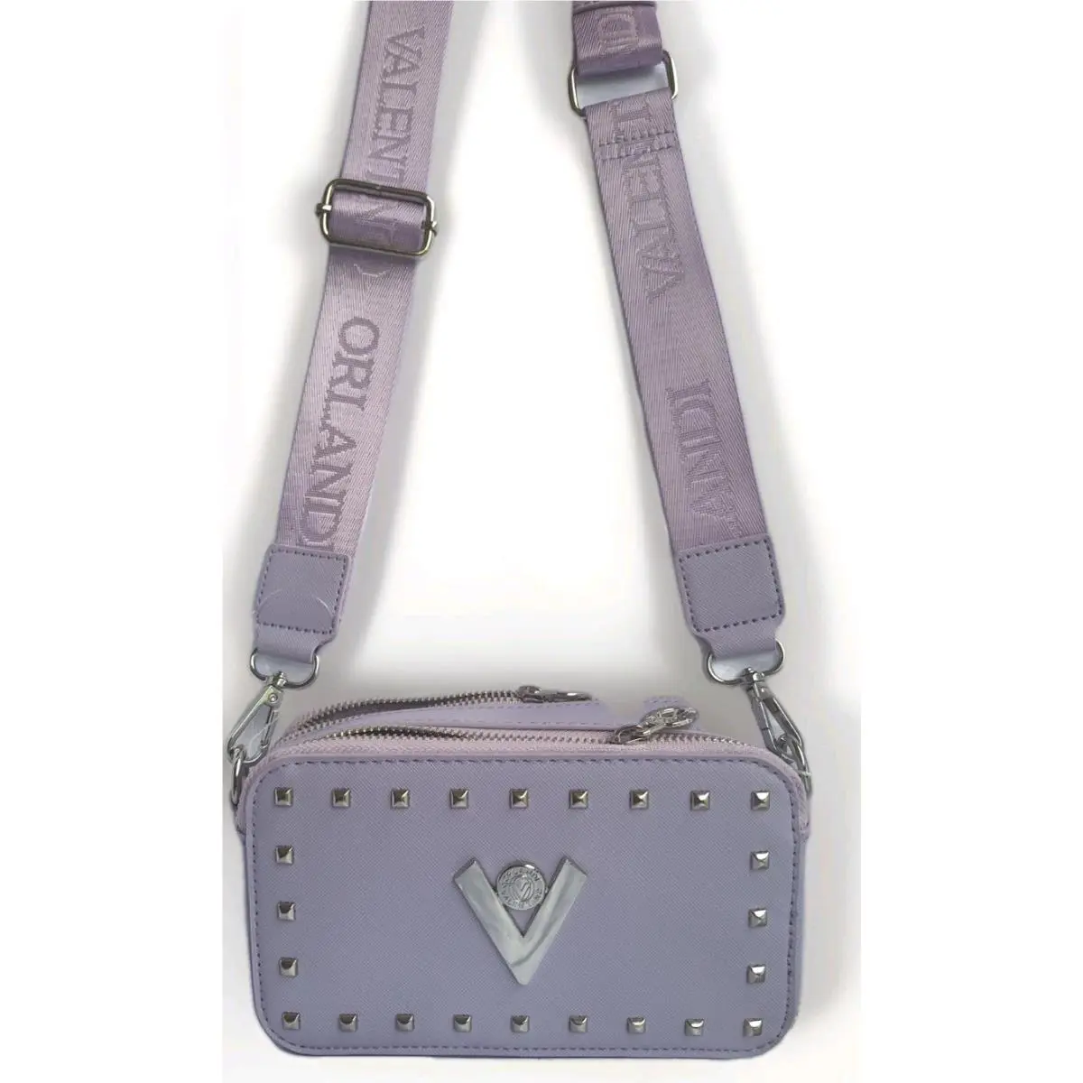 Valentino Orlandi Crossbody Shoulder Bag. Guitar Strap Lavender
