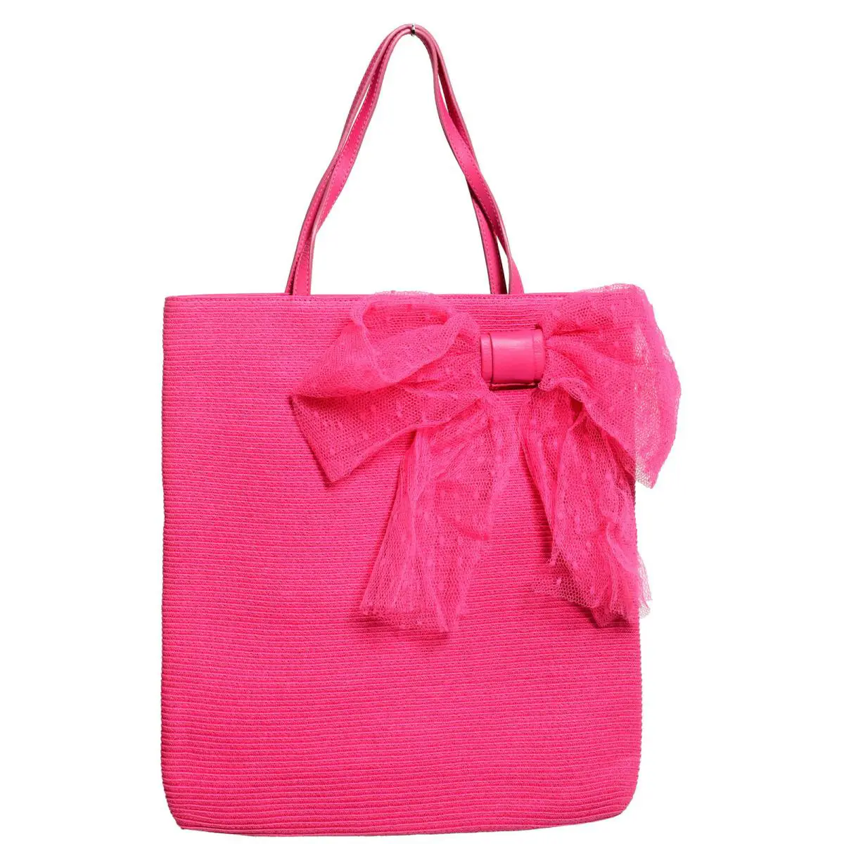 Red Valentino Women`s Pink Tote Handbag Shoulder Bag