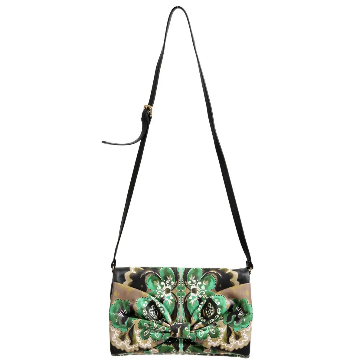 Valentino Women`s Multi-color Bow Decorated Clutch Shoulder Bag