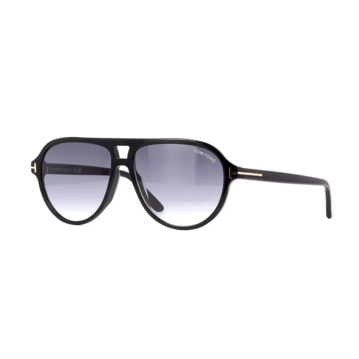 Tom Ford Jeffrey FT 0932 Shiny Black/smoke Shaded 01B Sunglasses