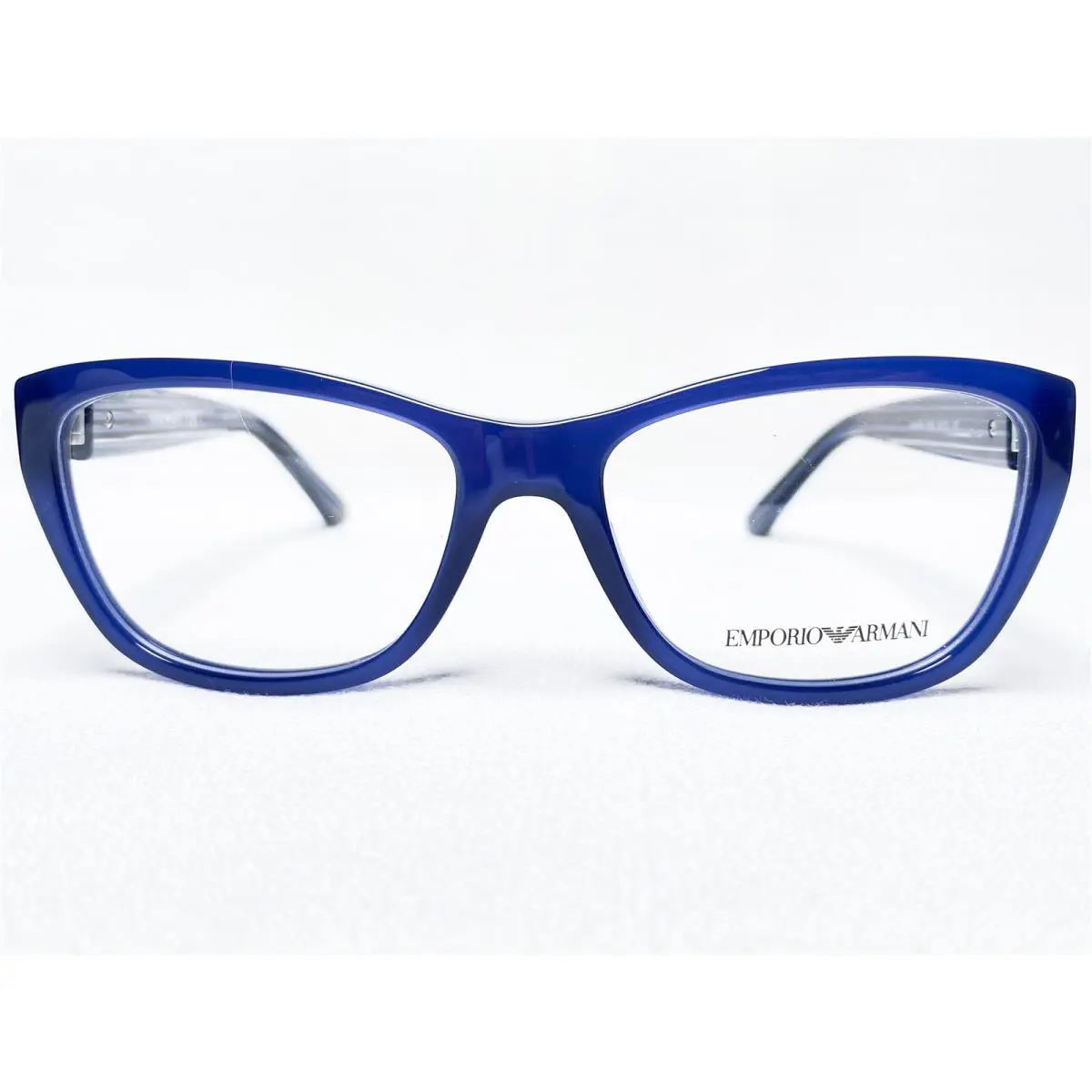 Emporio Armani EA3084 5518 Womens Blue Rectangle Eyeglasses Frames 52/16 140