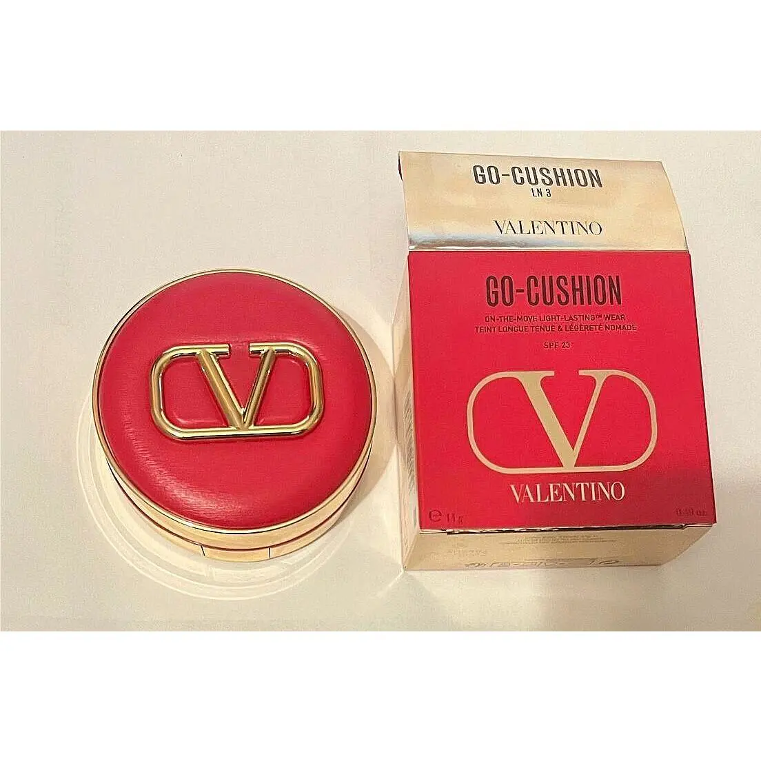 Valentino Makeup Go-cushion Refillable Foundation Spf 50+ LN3 Light Neutra 3