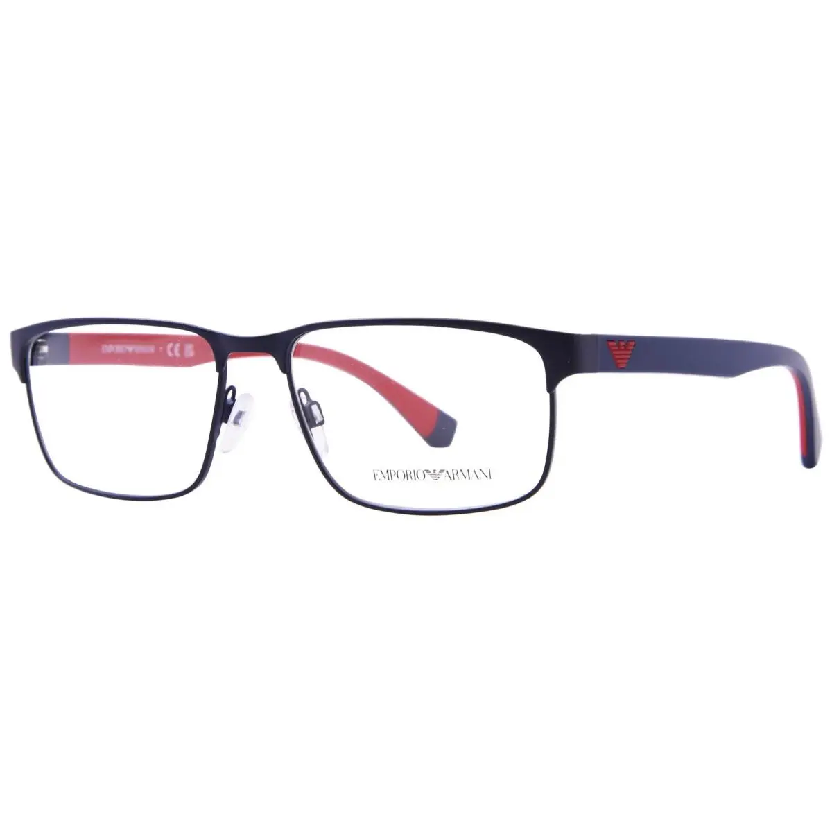 EA1105 3092 Eyeglasses Frame Men`s Matte Blue Full Rim by Emporio Armani