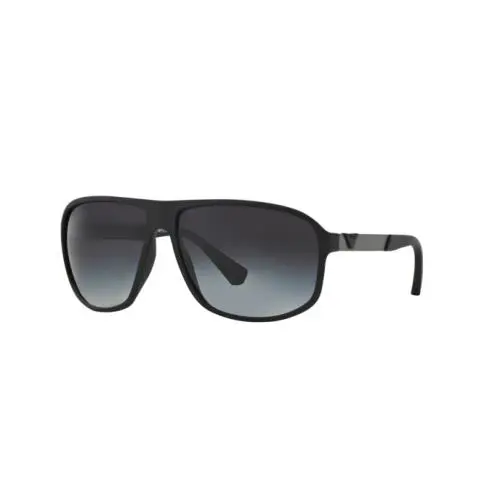 Emporio Armani Man Sunglasses EA4029 50638G 64mm Rubber Black - Grey Lens