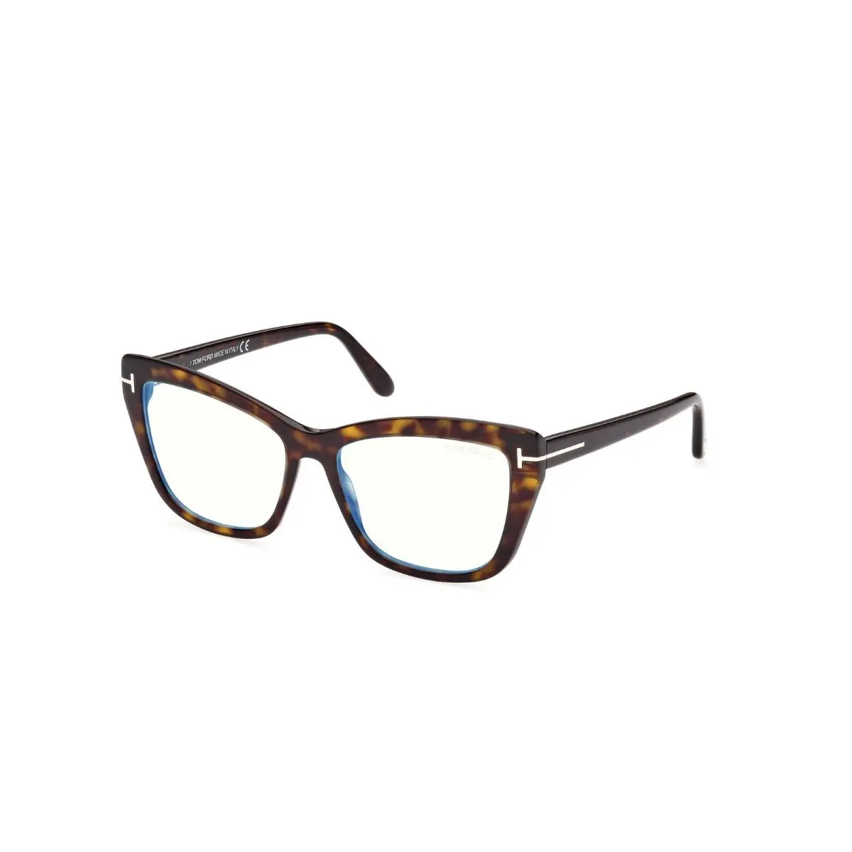 FT5826-B 052 Havana/blue Light Block 55MM Eyeglasses by Tom Ford