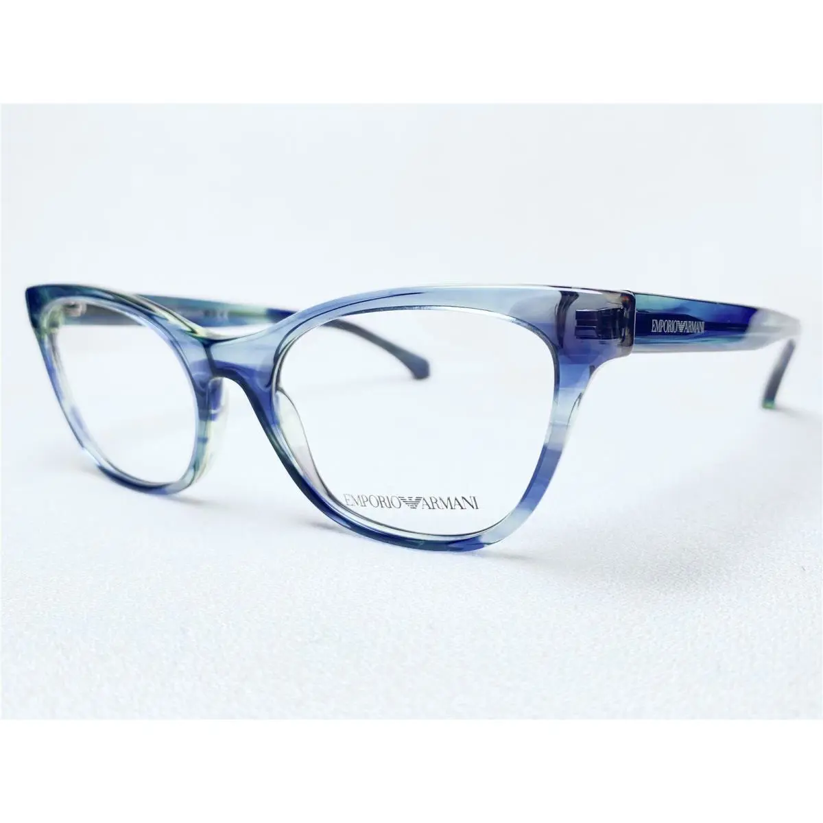 Emporio Armani EA3142 5714 Women`s Watercolor Blue Eyeglasses Frames 51/18