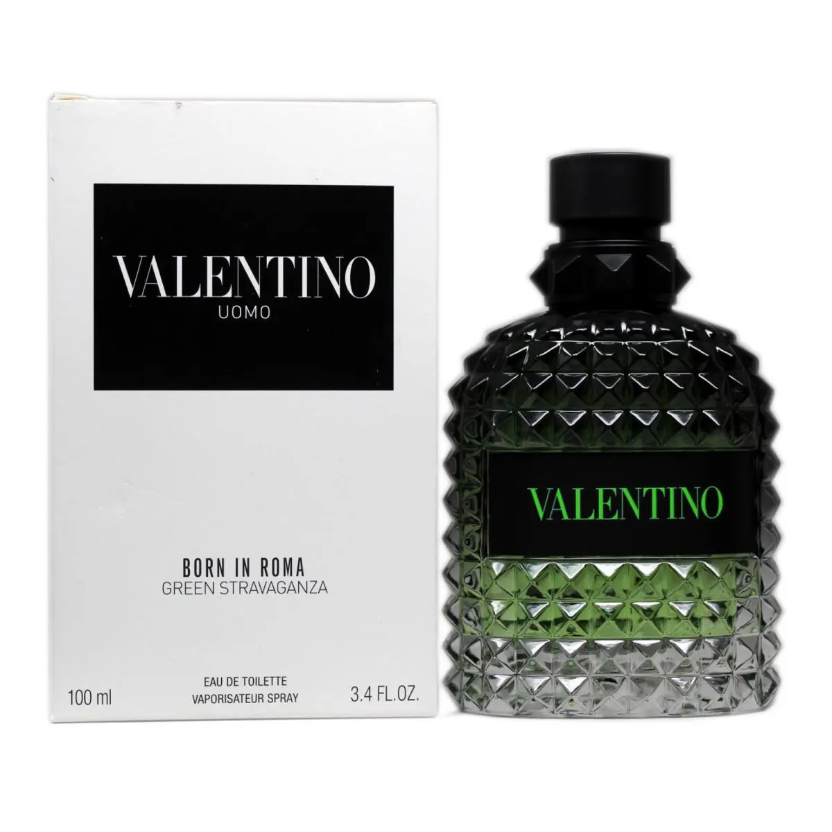 Uomo Born IN Roma Green Stravaganza Eau DE Toilette Spray 100ML T by Valentino