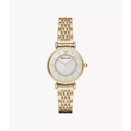 AR1907 Women`s Two-hand Gold Stainless Steel Watch 32mm by Emporio Armani