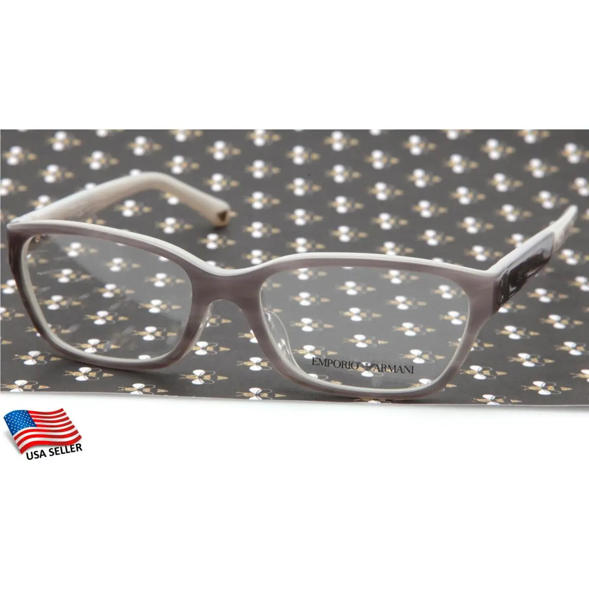 Emporio Armani EA 3004F 5048 Grey Eyeglasses Frame 52-16-140 B34mm
