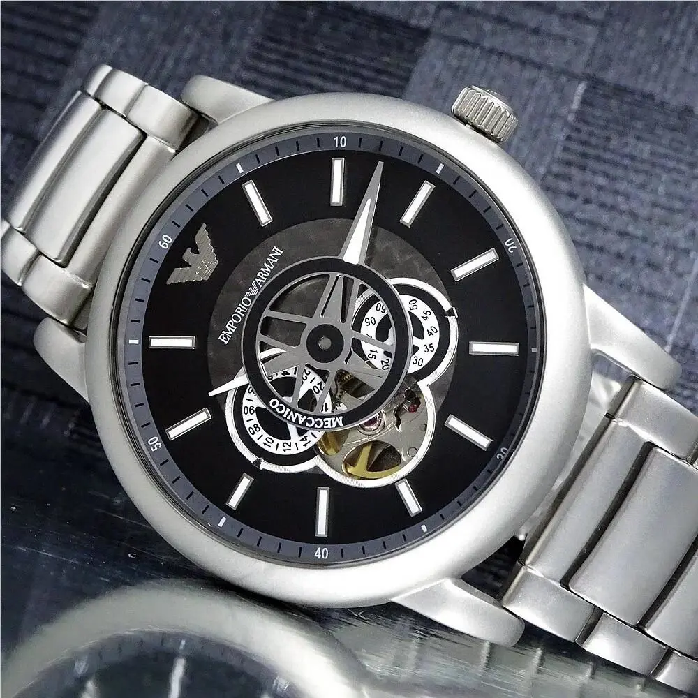 Emporio Armani Men`s Luigi AR60021 Stainless-steel Automatic Self Wind Watch