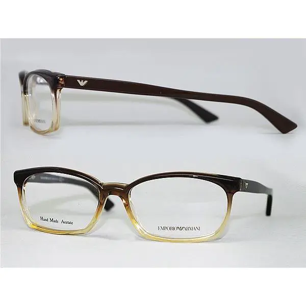Emporio Armani EA 9787 Yzj Brown Plastic Eyeglasses Frame Italy 52-15-140