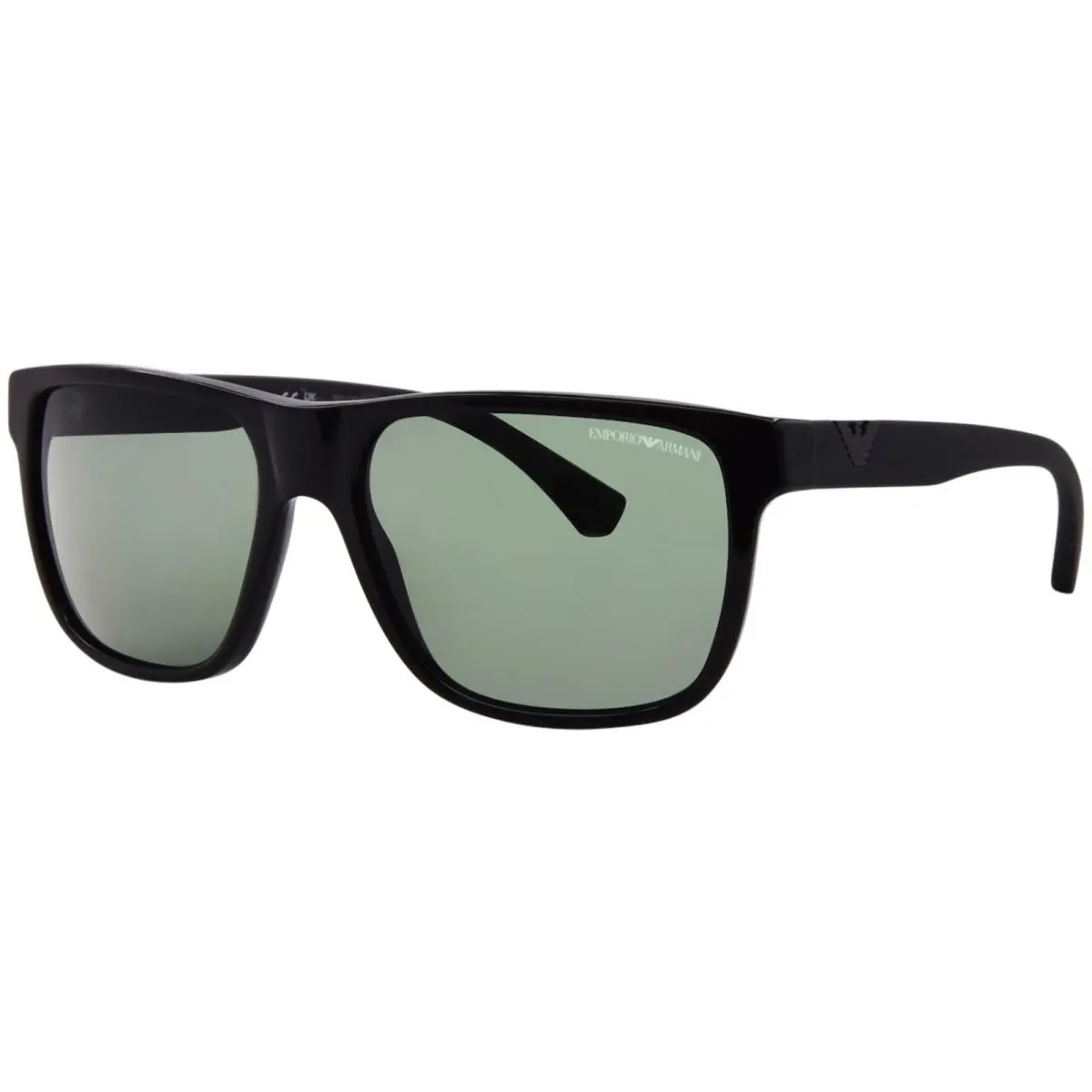 Emporio Armani EA4035 501771 Sunglasses Men`s Black/grey/green Square Shape 58mm