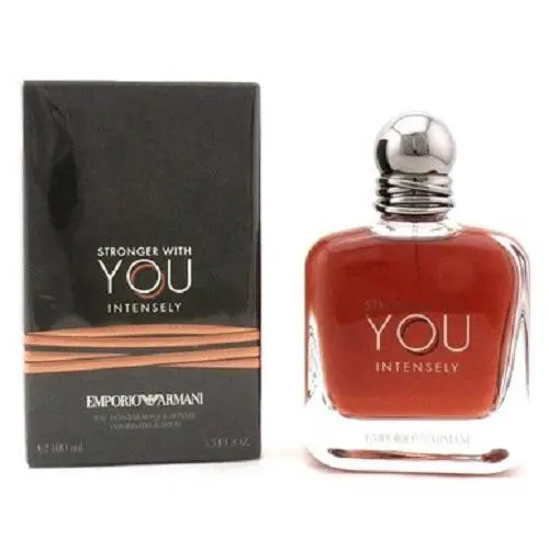Stronger with You Intensely By Emporio Armani 3.4 Oz. 100ml Eau de Parfum Men