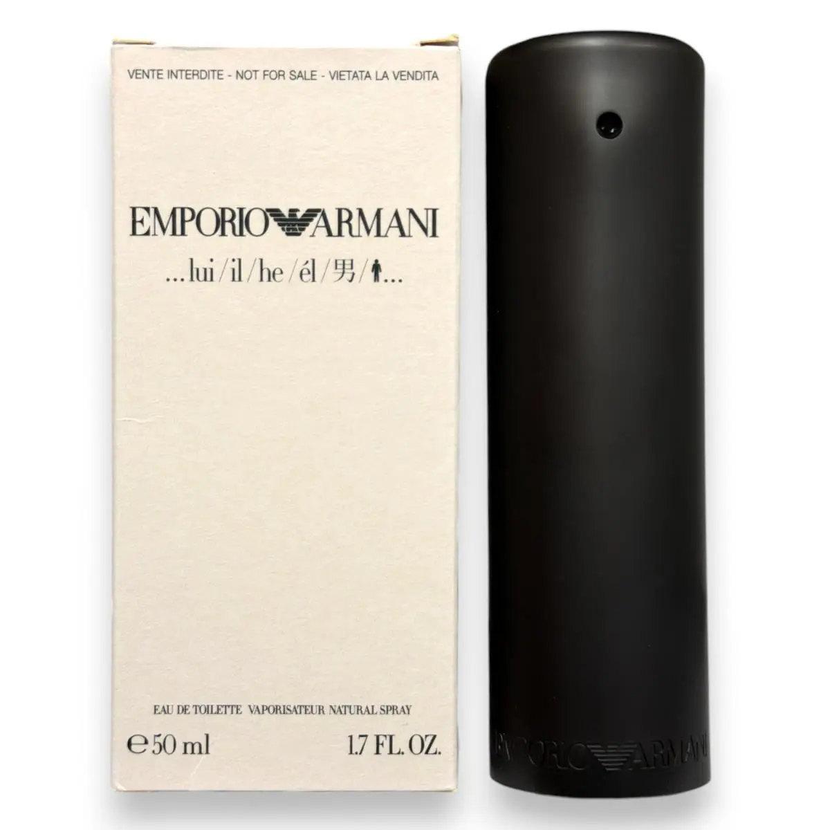 HE BY Emporio Armani Edt Eau DE Toilette 1.7 OZ / 50 ml - Unbox