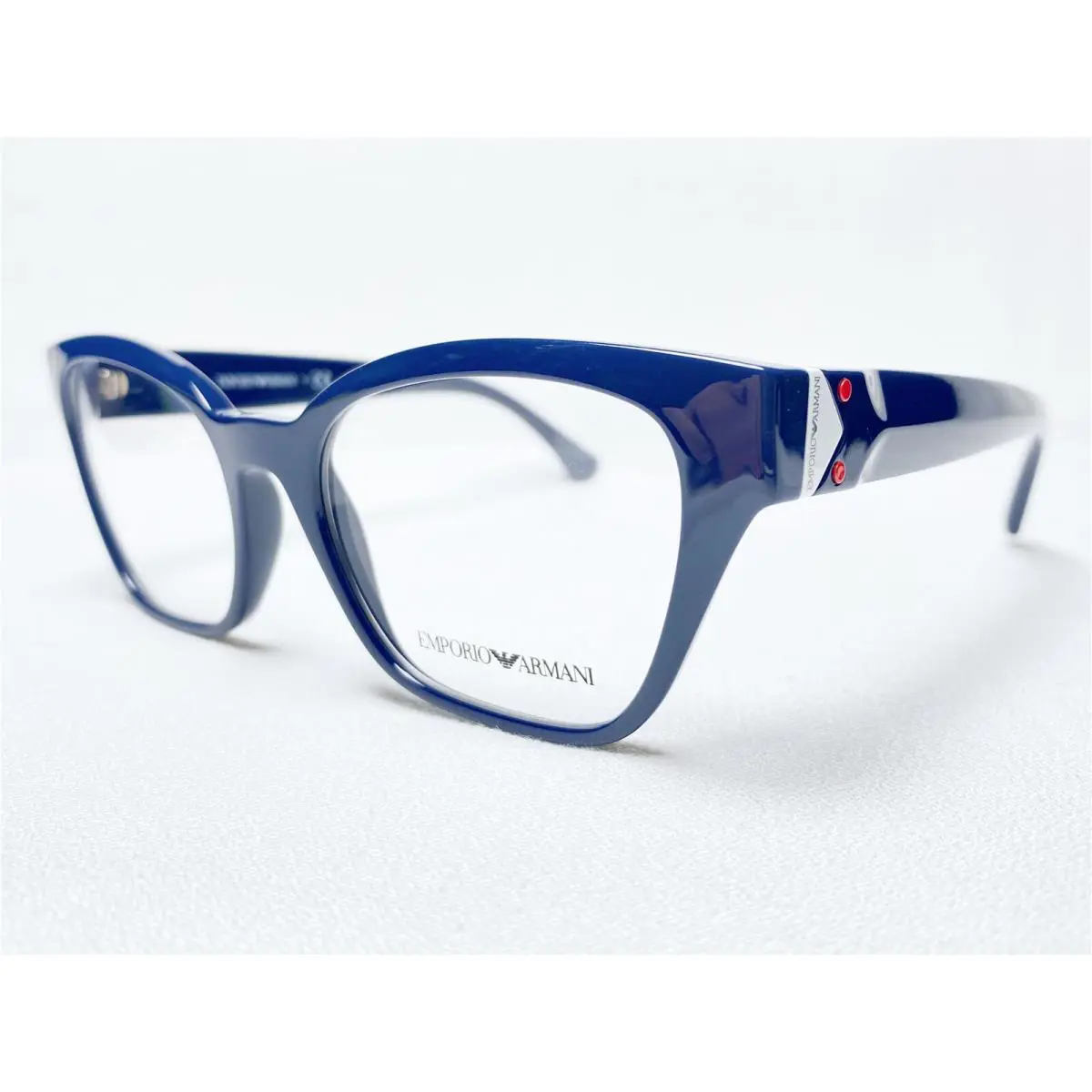 Emporio Armani EA3132 5661 Womens Blue Cats Eye Eyeglasses Frames 52/17 140