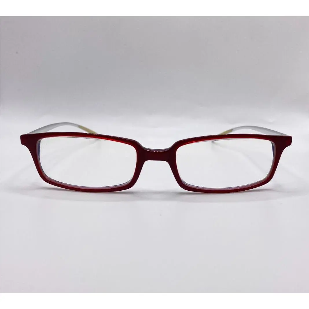 Emporio Armani EA 9012 8A4 Red Silver Plastic Eyeglasses Frame 51-18-140