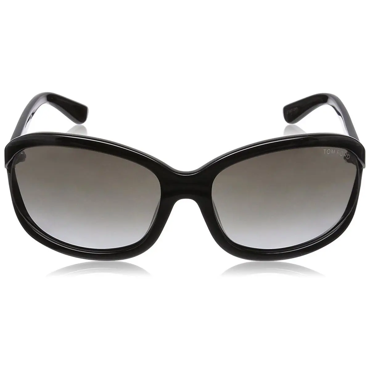 Vivienne Sunglasses Shiny Black Gradient Gray FT278 01B 61-17 115 by Tom Ford